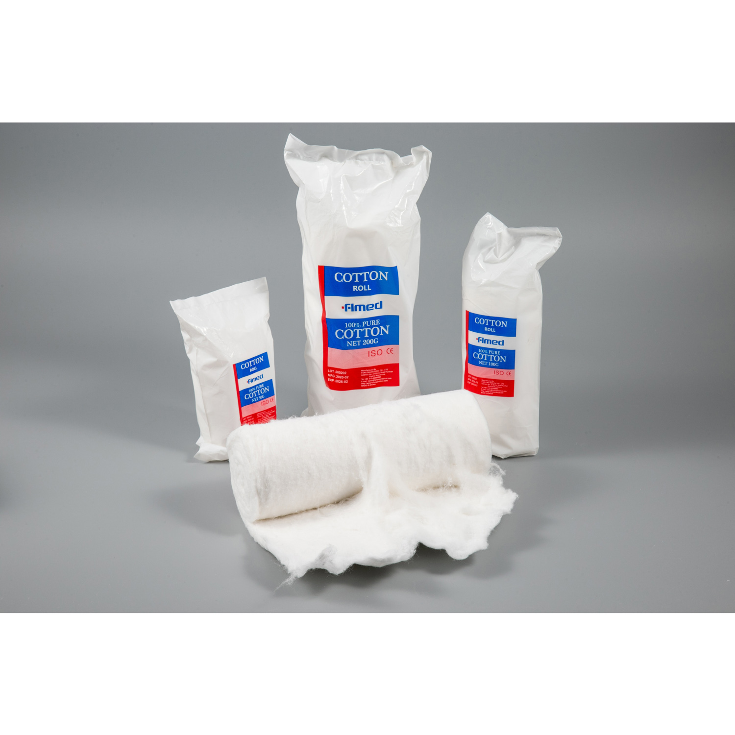 Absorbent Surgical Medical Cotton Wool Roll 500g From China ...